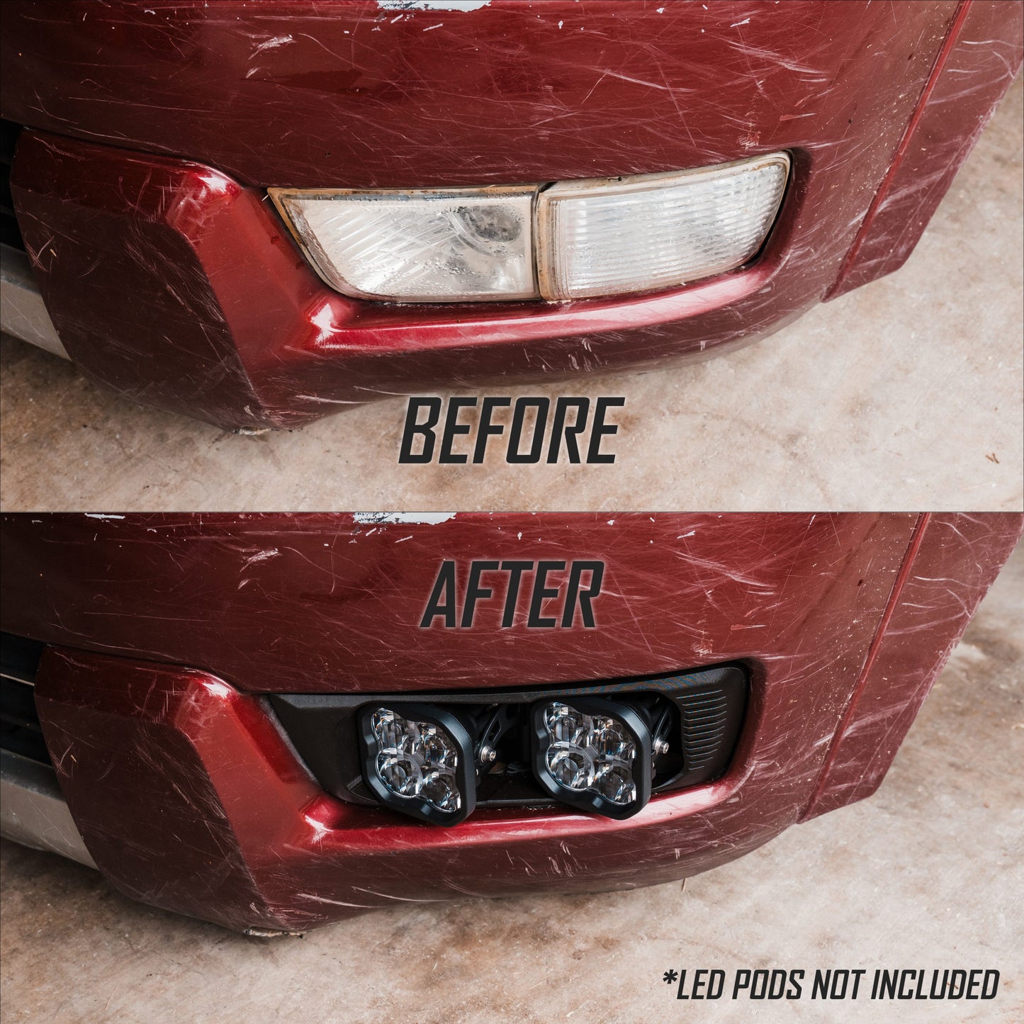 Duales SS3-LED-Nebelscheinwerfer-Kit für Chevrolet Silverado ab 2022