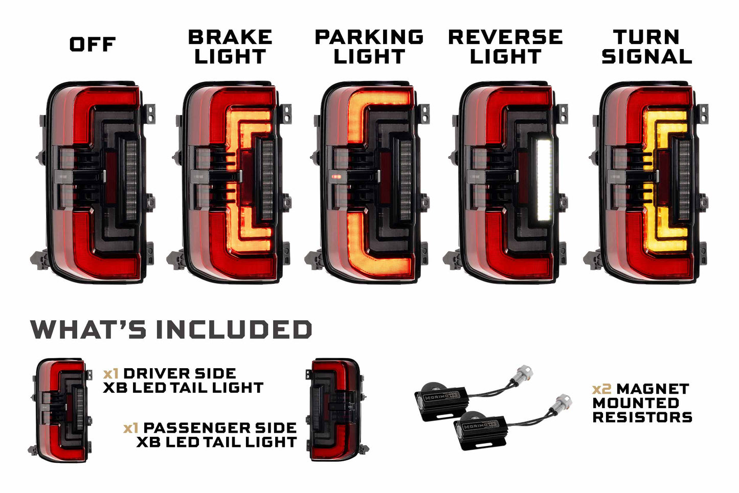 Luces traseras LED Ford Bronco XB 2021+