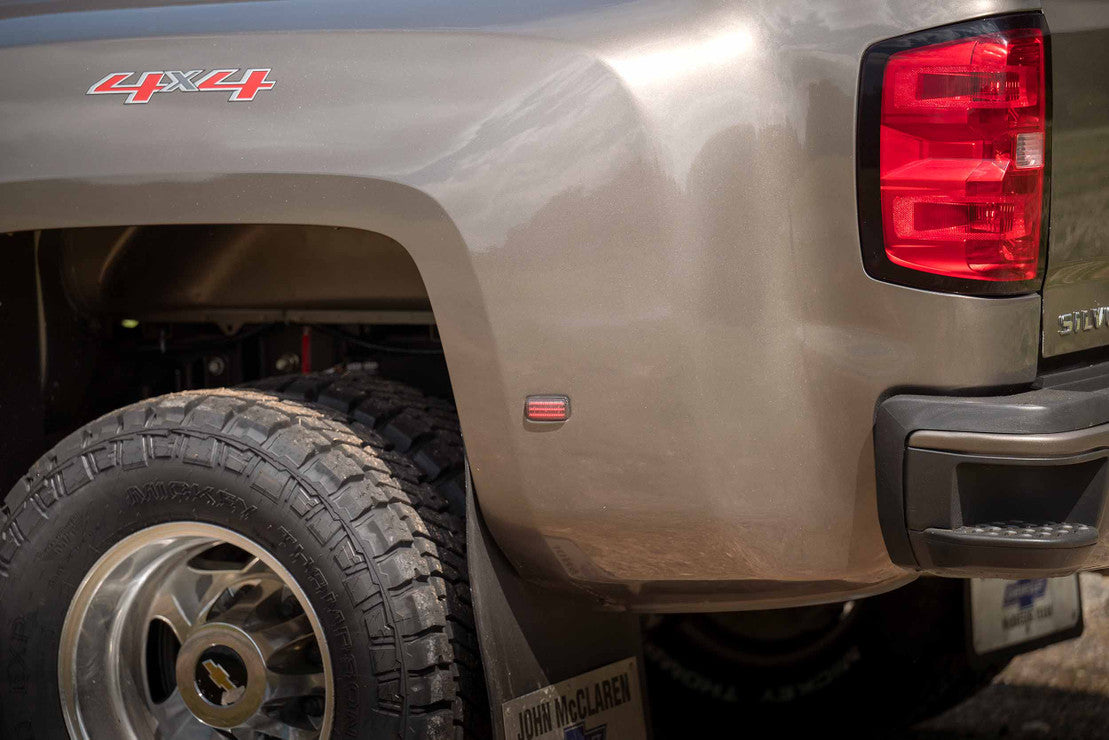Luces de posición laterales LED XB: Chevrolet Silverado HD (2015+/juego)