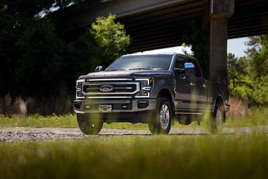 XBG LED DRL Grille Inserts: Ford Super Duty Platinum (20-22)