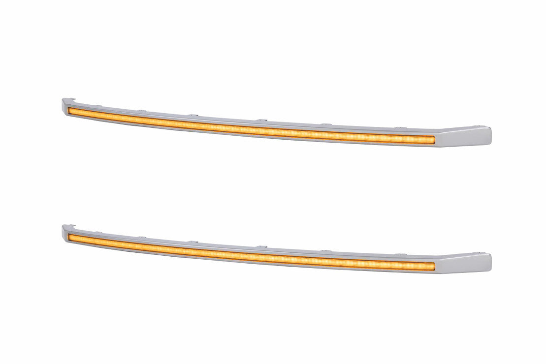 Inserciones de rejilla LED DRL XBG: Ford Super Duty Platinum (20-22)