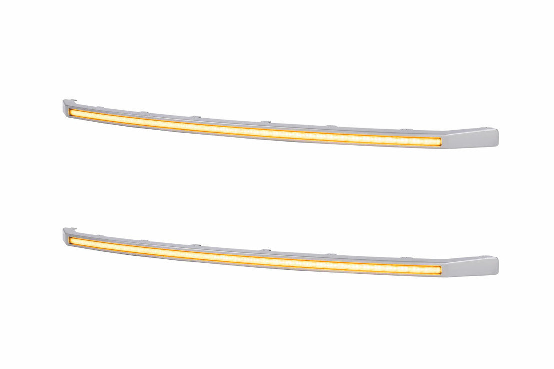 Inserciones de rejilla LED DRL XBG: Ford Super Duty Platinum (20-22)