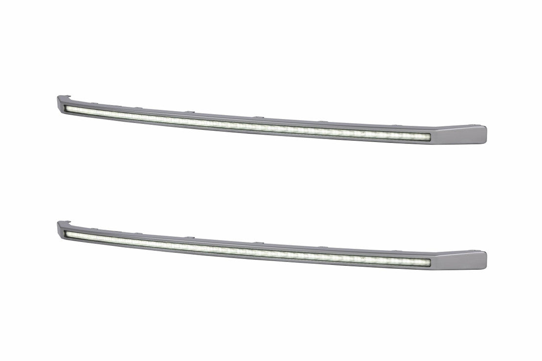 Inserciones de rejilla LED DRL XBG: Ford Super Duty Platinum (20-22)