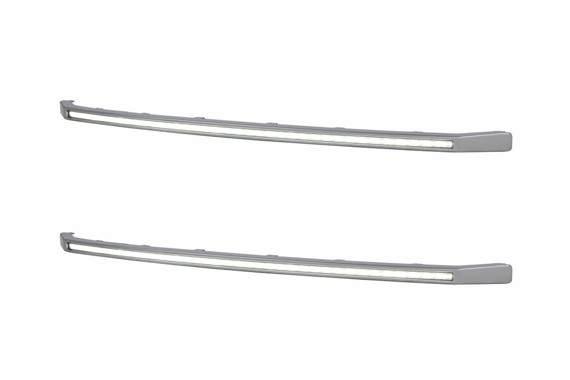 Inserciones de rejilla LED DRL XBG: Ford Super Duty Platinum (20-22)