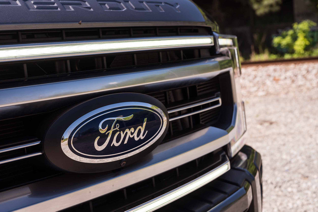 Inserciones de rejilla LED DRL XBG: Ford Super Duty Platinum (20-22)
