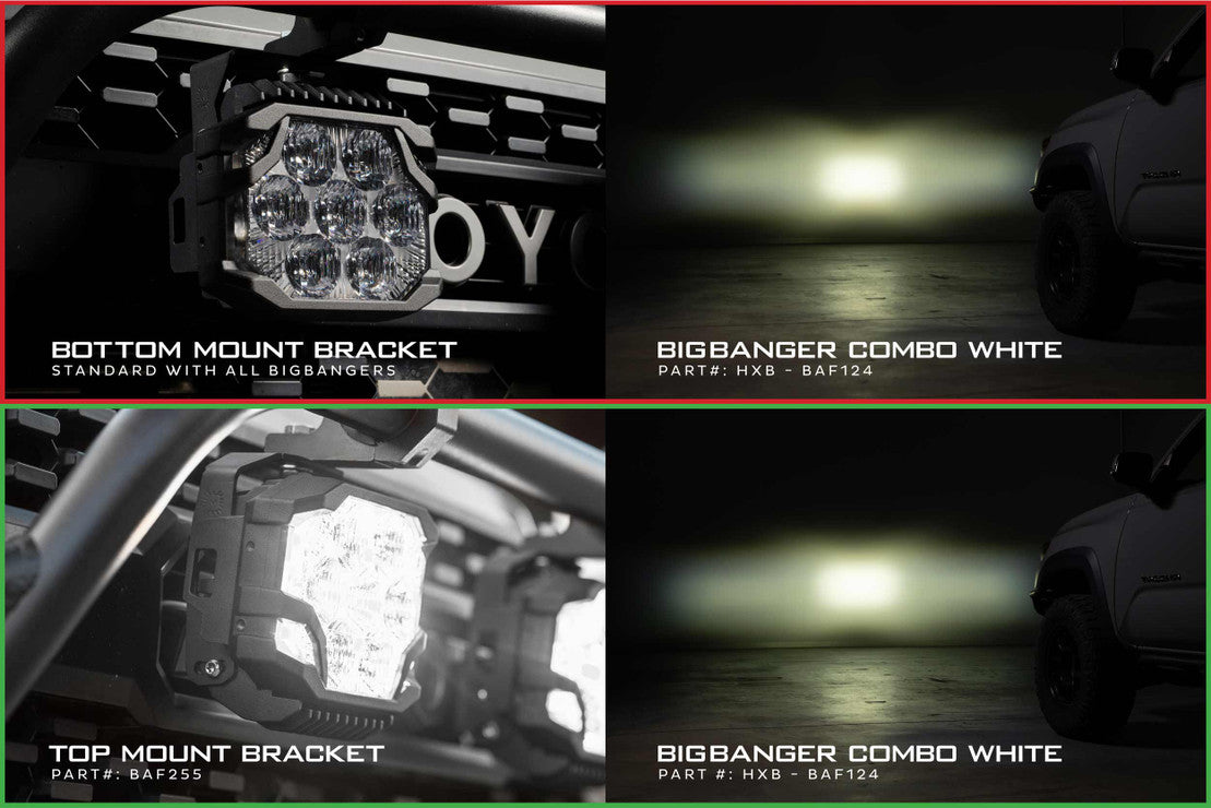 Morimoto BigBanger Mounts: Top (Pair)