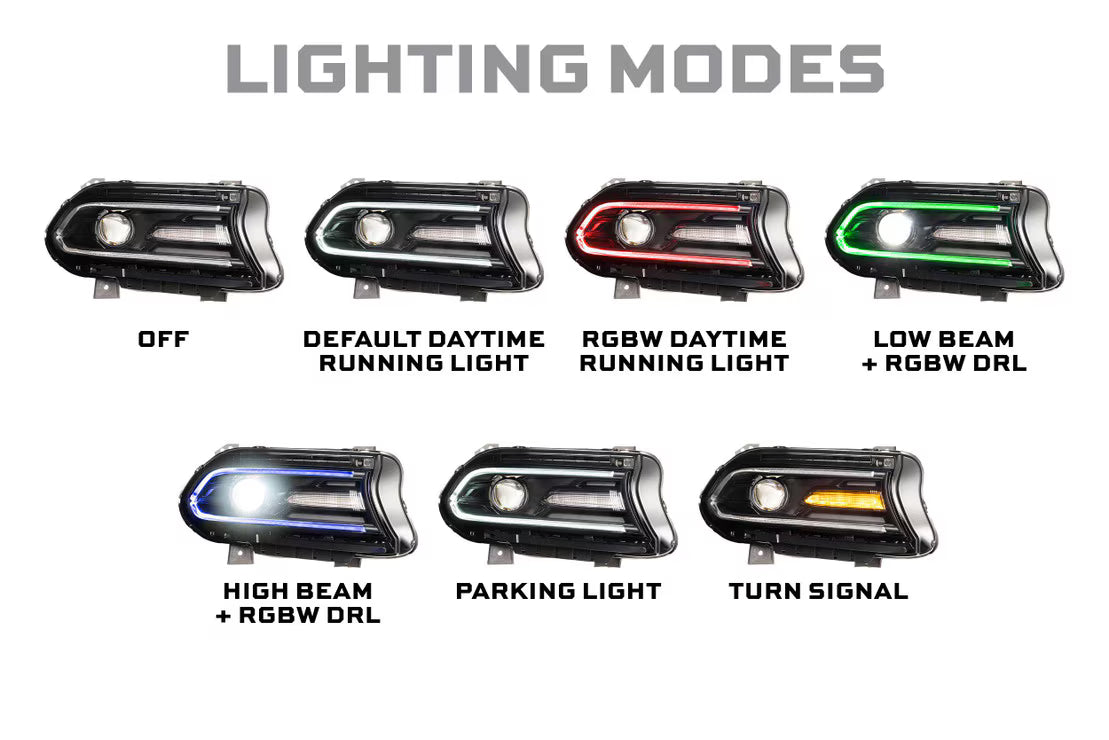2015-2023 Dodge Challenger XRGB LED-Scheinwerfer