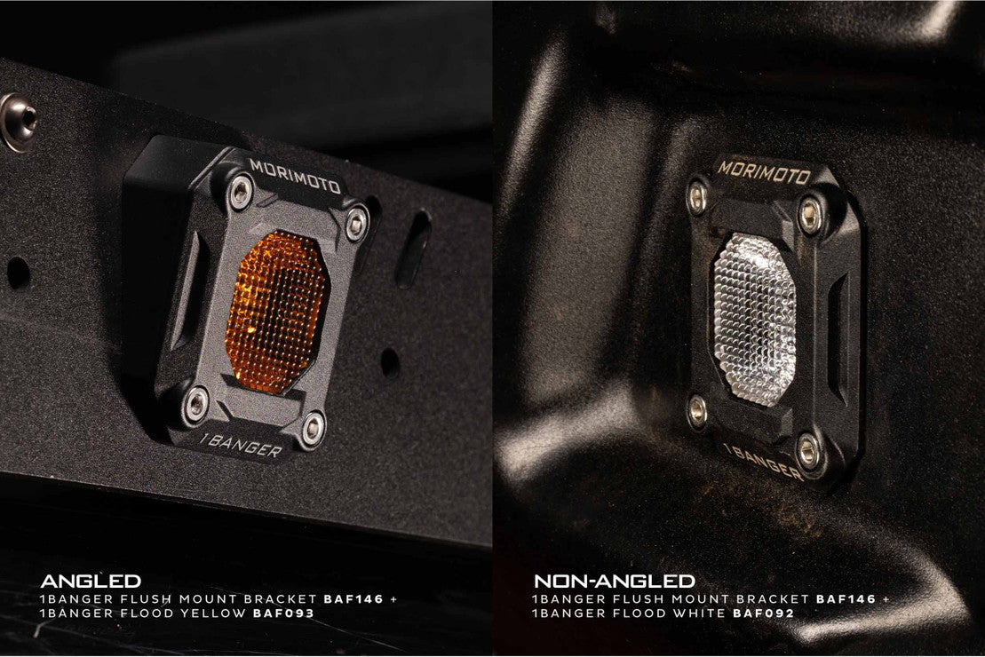 Morimoto 1Banger Brackets: Flush Mount