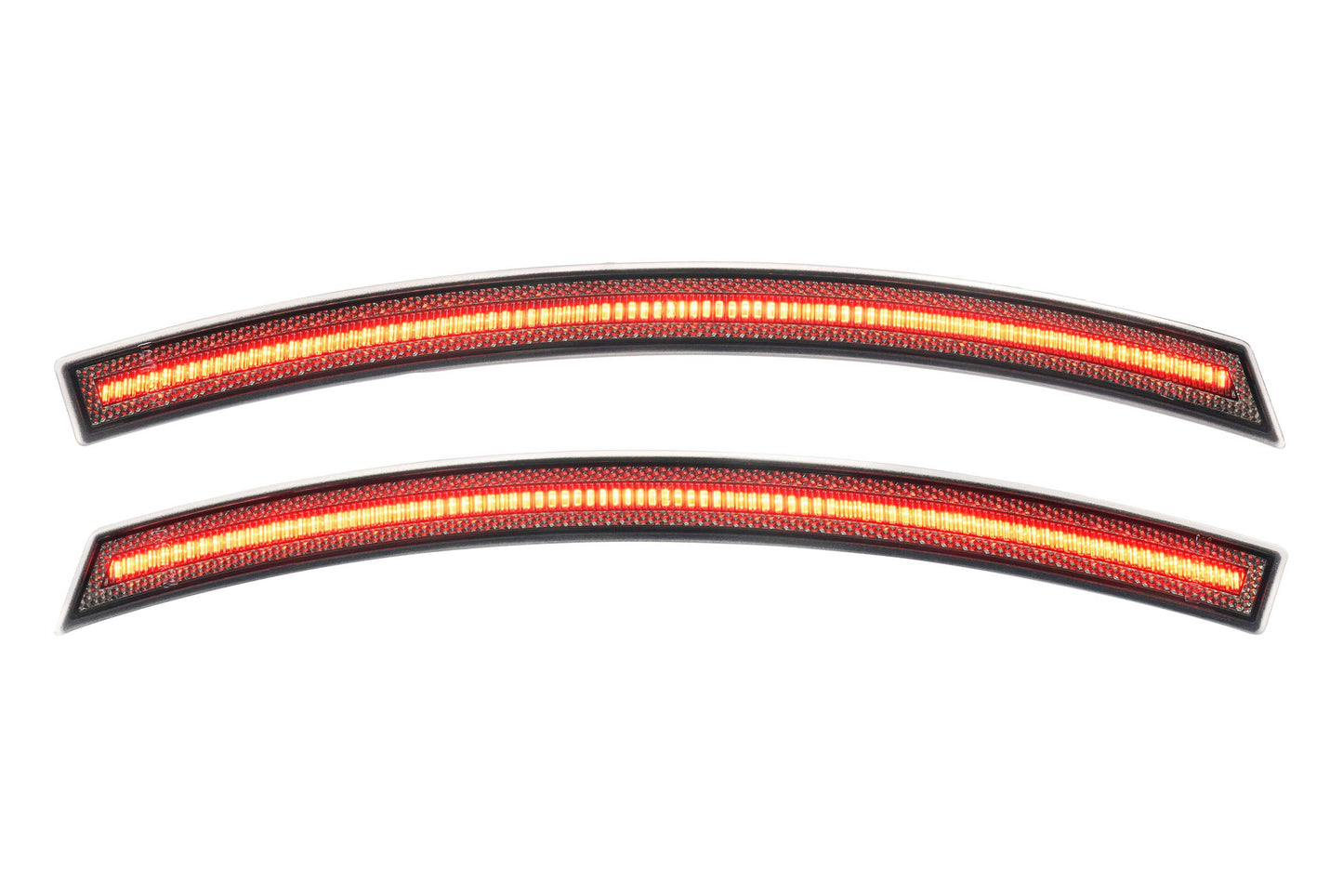 Marcadores laterales traseros Chevrolet Corvette C7 XB 2014-2019 (rojo/par)