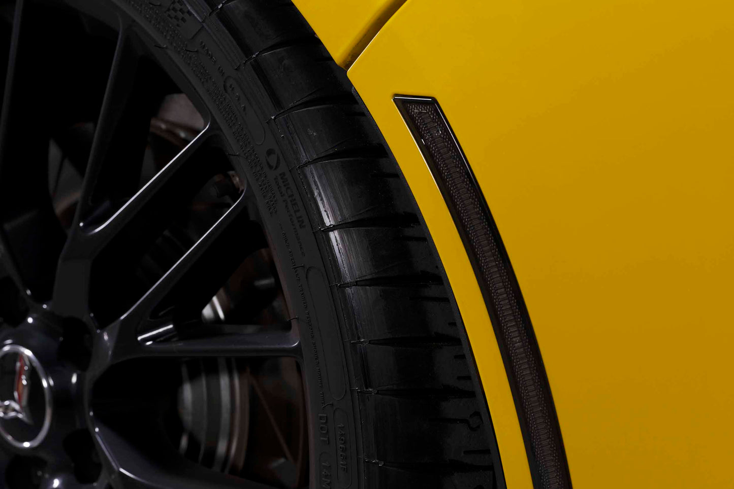 Marcadores laterales traseros Chevrolet Corvette C7 XB 2014-2019 (rojo/par)
