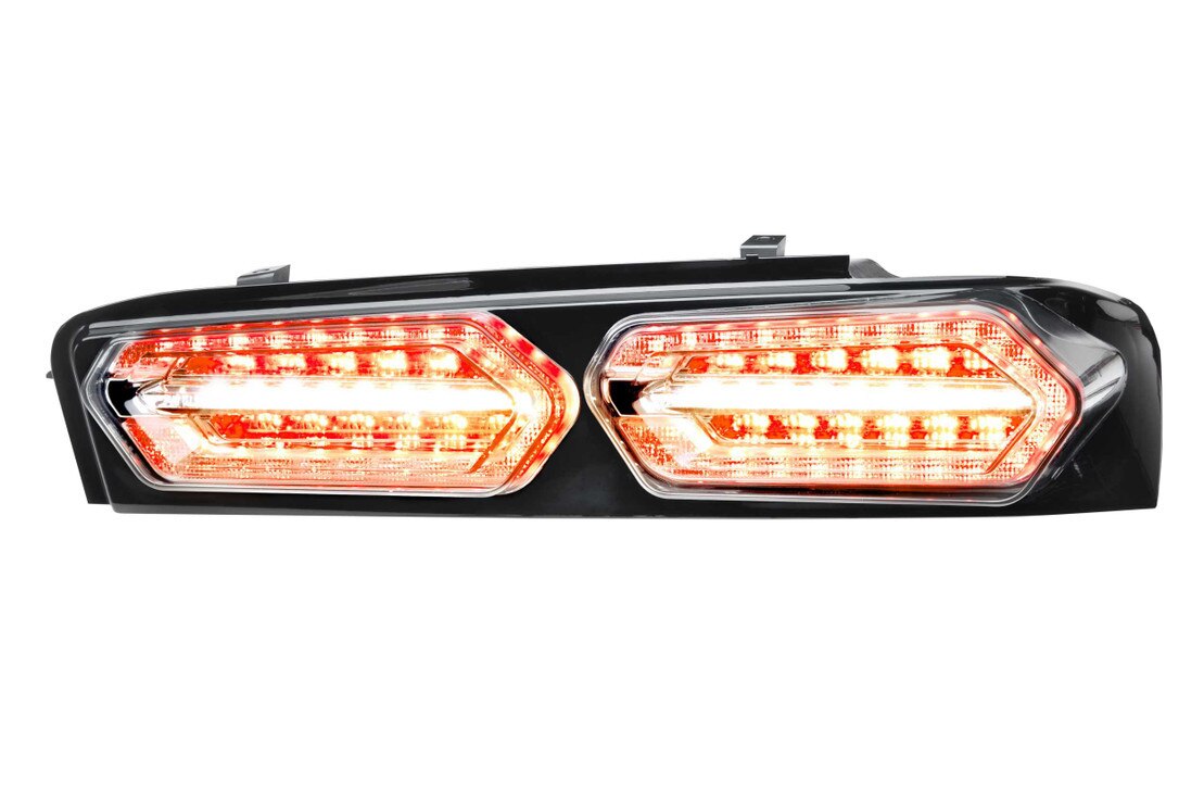 Luces LED traseras XB: Chevrolet Camaro (16-18) (par/renovación/rojo)