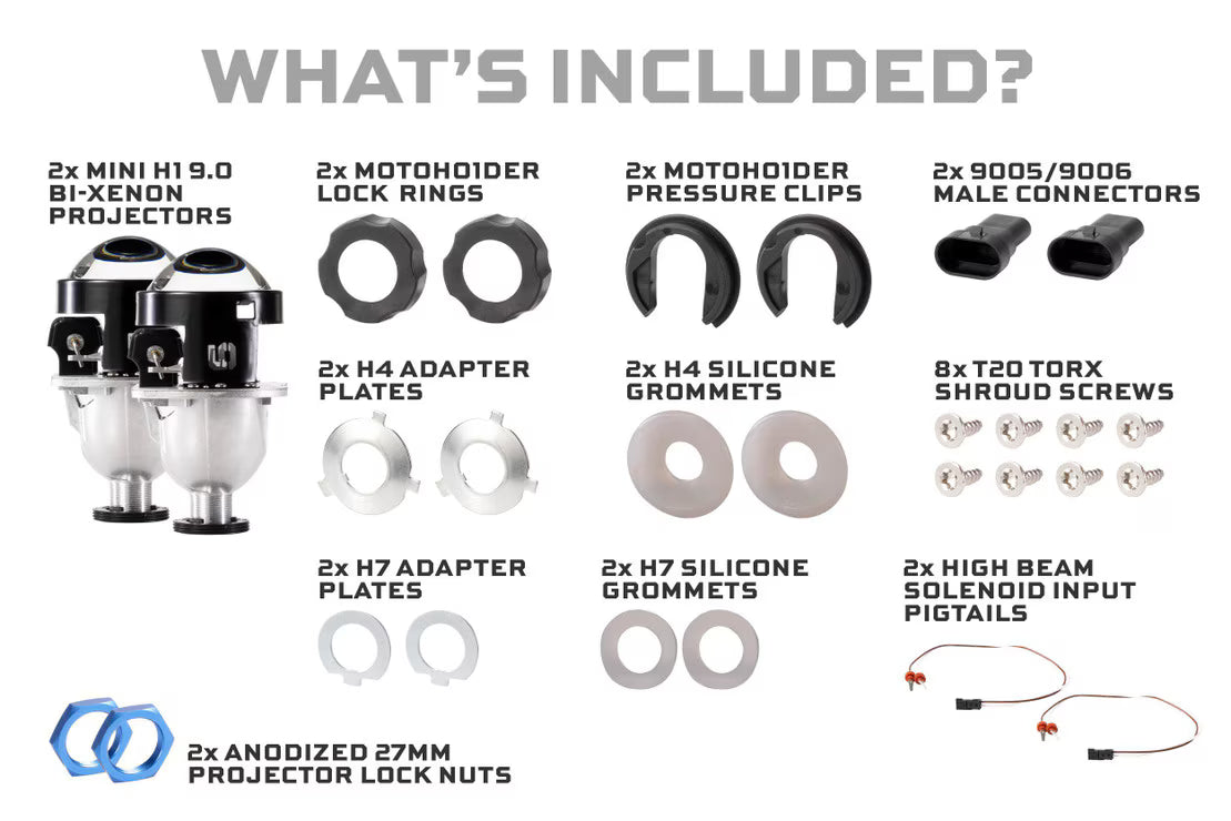 Bixenón: Morimoto Mini H1 8.0 (volante a la izquierda)