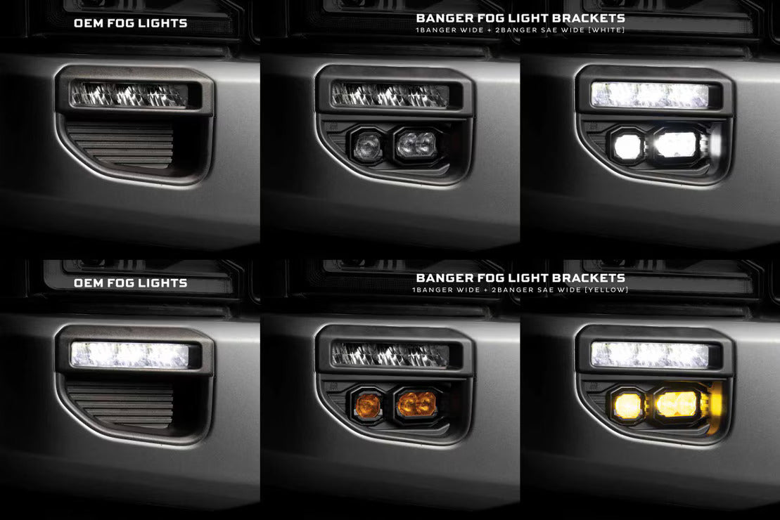 2020-2022 Ford Super Duty Banger LED Fog Light Kit