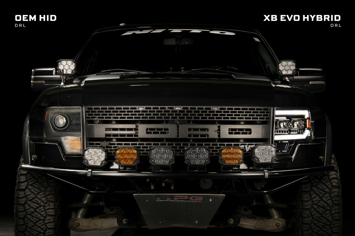 2010-2014 Ford Raptor XB EVO Hybrid LED Headlights