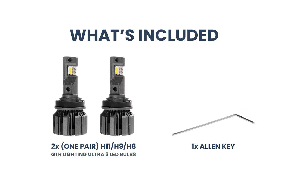 H11: GTR Ultra 3.0 LED Bulbs