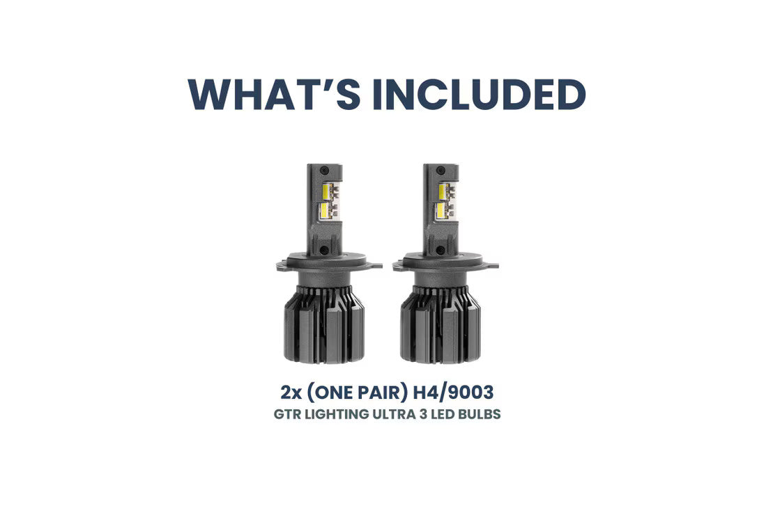 H4/9003: GTR Ultra 3.0 LED Bulbs
