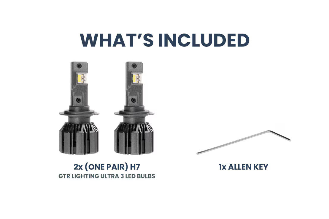 H7: GTR Ultra 3.0 LED Bulbs