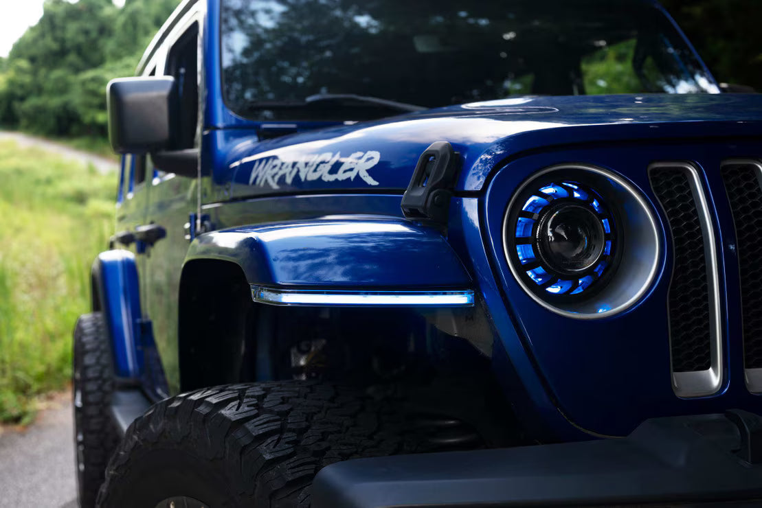2020+ Jeep Gladiator JT XRGB LED Fender Flare Chop Kit
