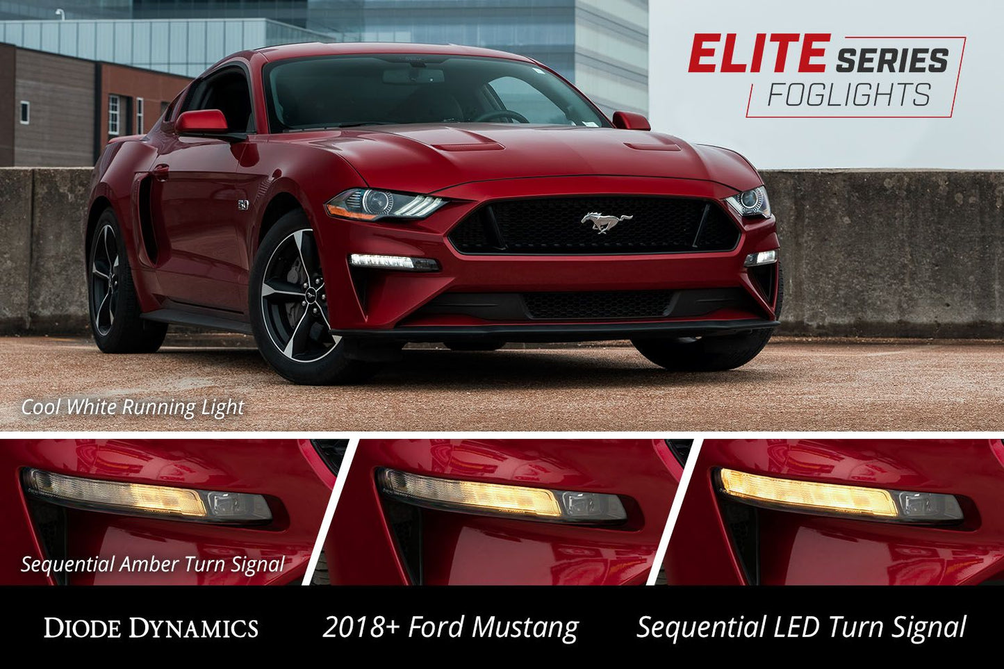Kombinierter Nebelscheinwerfer der Elite-Serie für 18-21 Ford Mustang