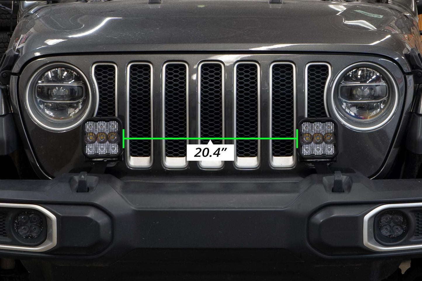 Jeep JL SS5 CrossLink Stoßstangen-Lichtleisten-Kit