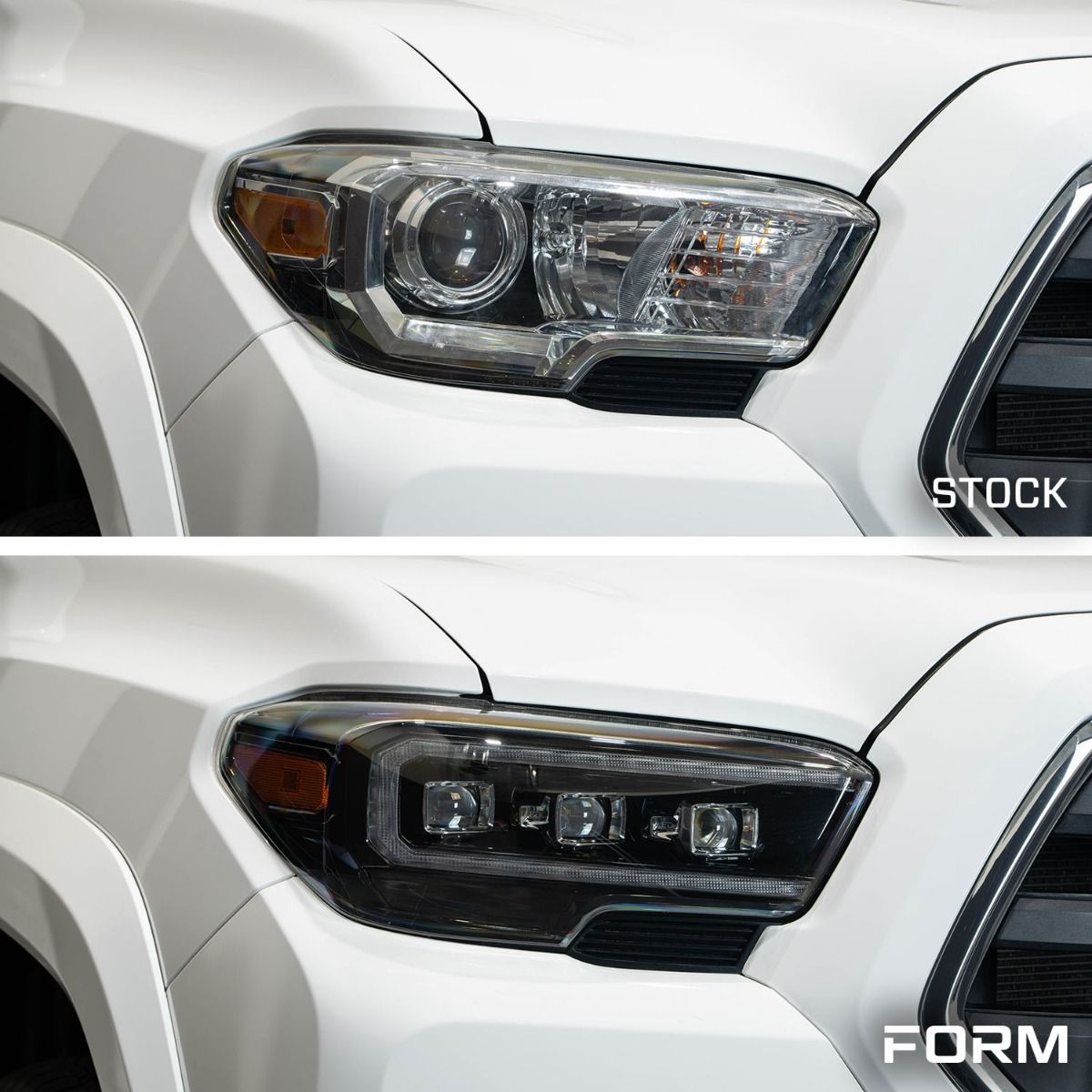 2016–2023 Toyota Tacoma Sequentielle LED-Projektorscheinwerfer mit wählbarem Tagfahrlicht