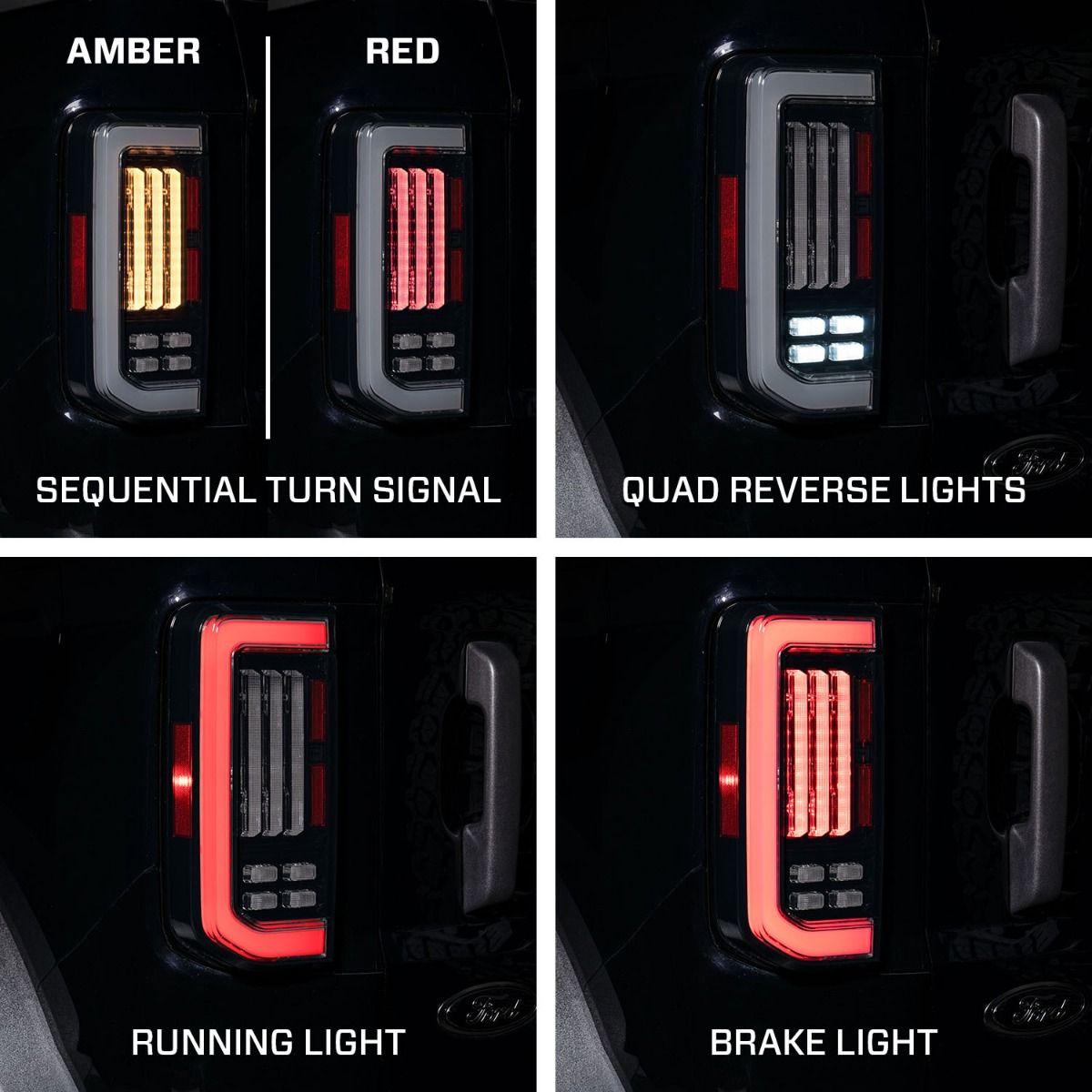 2021+ Ford Bronco LED Tail Lights