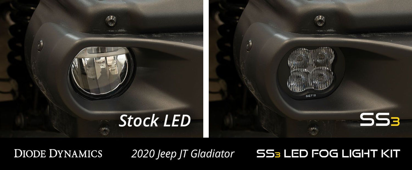 SS3 LED-Nebelscheinwerfer-Kit für Jeep JL Wrangler ab 2018
