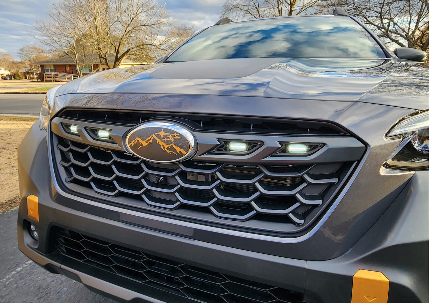 2022-2023 Subaru Outback Wilderness LED Raptor Grille Lights (Type 1)