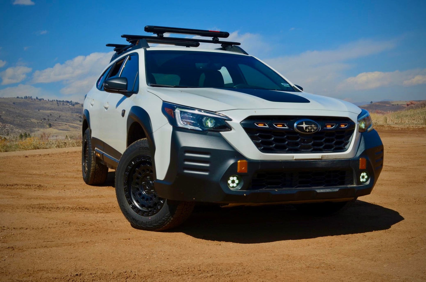 2022-2023 Subaru Outback Wilderness LED Raptor Grille Lights (Type 1)