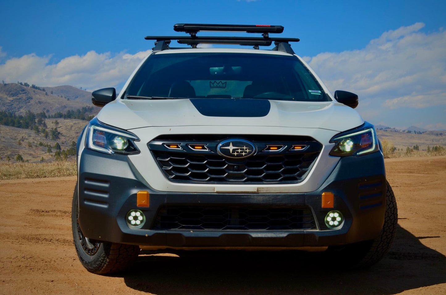 2022-2023 Subaru Outback Wilderness LED Raptor Grille Lights (Type 1)