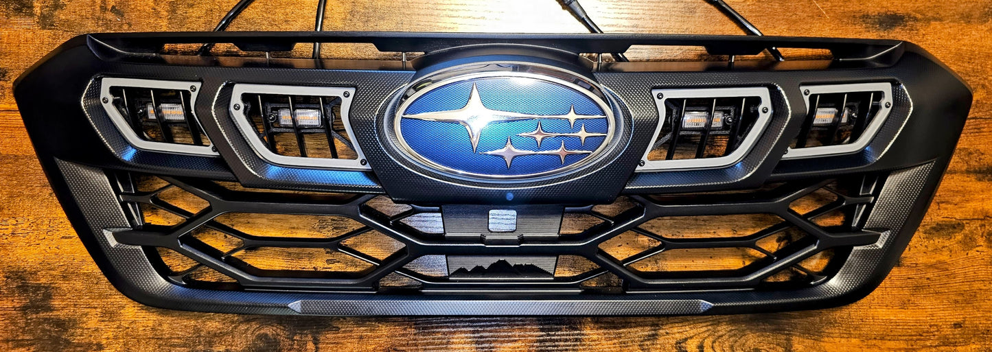 2024-2025 Subaru Outback Wilderness LED Raptor Grille Lights (Type 4)