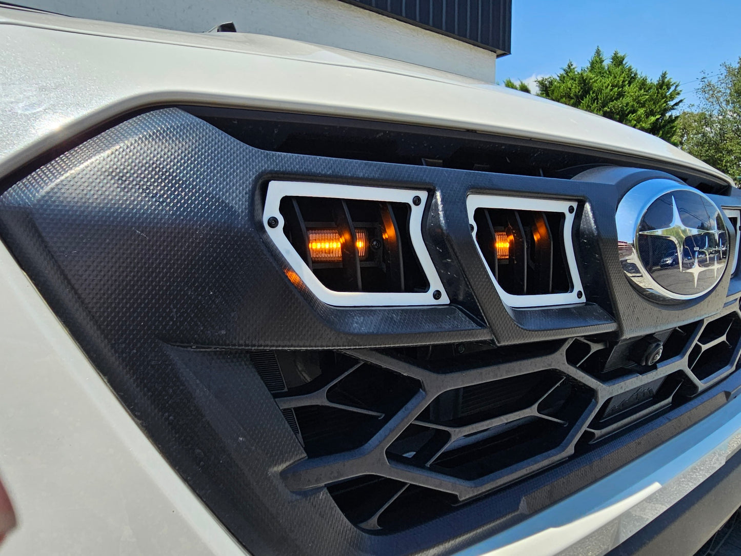 2024-2025 Subaru Outback Wilderness LED Raptor Grille Lights (Type 4)