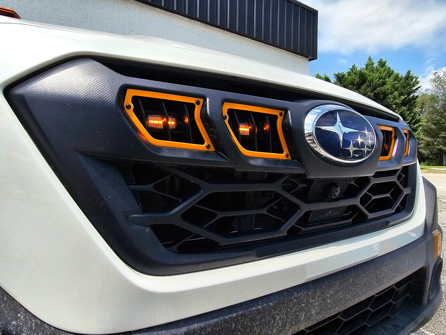 2024-2025 Subaru Outback Wilderness LED Raptor Grille Lights (Type 4)