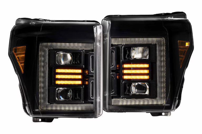 Faros LED híbridos XB: Ford Super Duty (11-16) (par/ajustable)