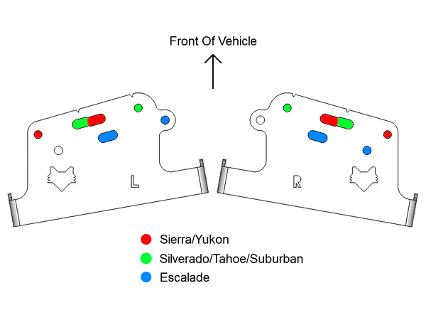 Kit de luces antiniebla LED SS6 para Nissan Frontier 2022+