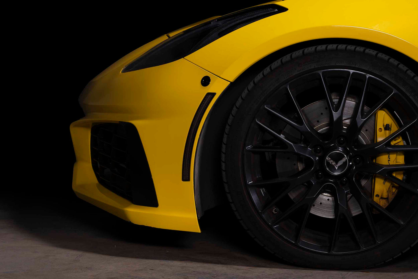 Marcadores laterales delanteros del Chevrolet Corvette C7 XB 2014-2019 (ámbar/par)