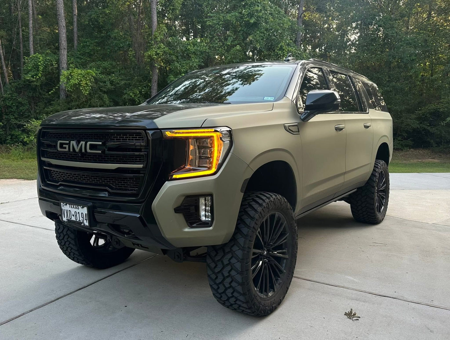 Arnés de faros LED OEM DRL ámbar GMC Sierra 2022+