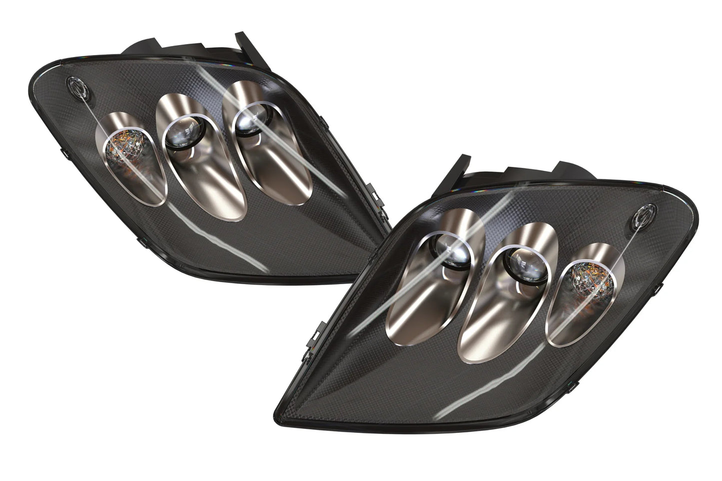 1996-2002 Ferrari 550 Carbon Fiber Headlights