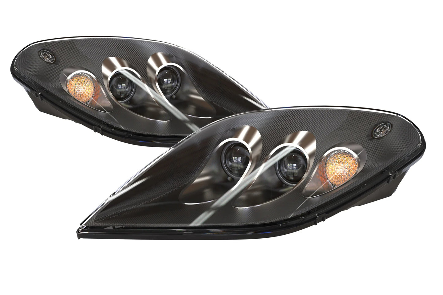 1996-2002 Ferrari 550 Carbon Fiber Headlights