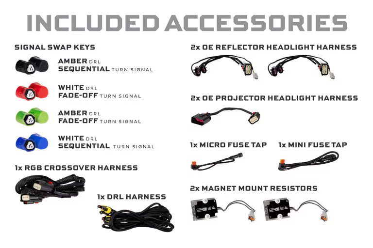 2009-2018 Dodge Ram HD XRGB EVO LED Headlights