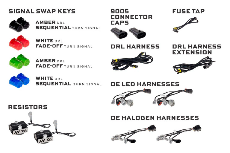 2014-2024 Toyota 4Runner XB Evo LED-Scheinwerfer