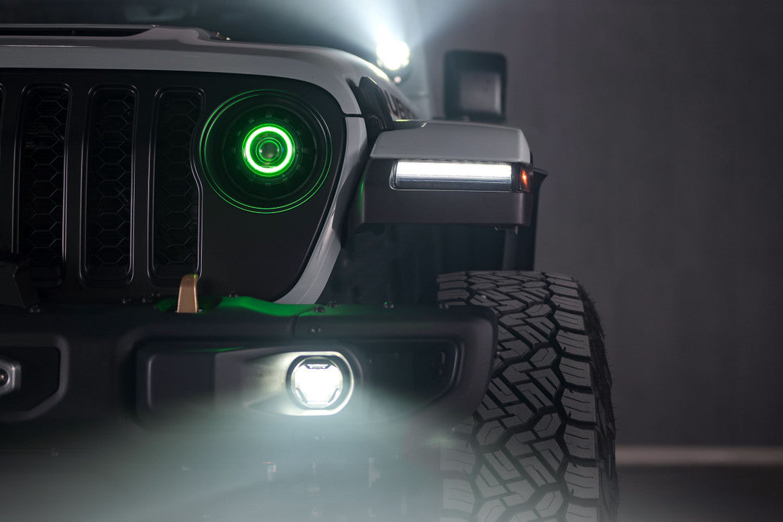 4Banger LED Fog Light Kit for 2020+ Jeep Gladiator JT