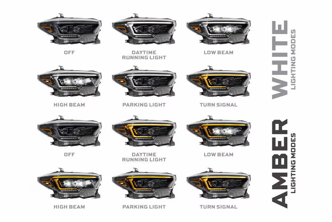 2016-2023 Toyota Tacoma XB Evo LED-Scheinwerfer