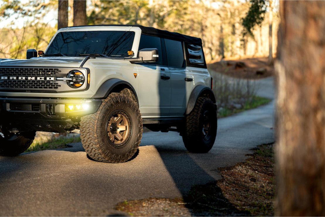 Kit de luces antiniebla triples LED 4Banger para Ford Bronco 2021+