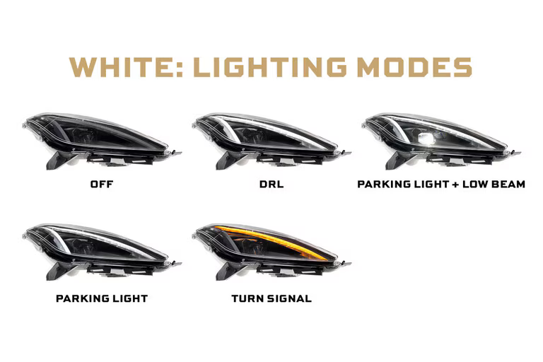 Faros LED para Chevrolet Corvette C7 XB 2014-2019 (Gen II)