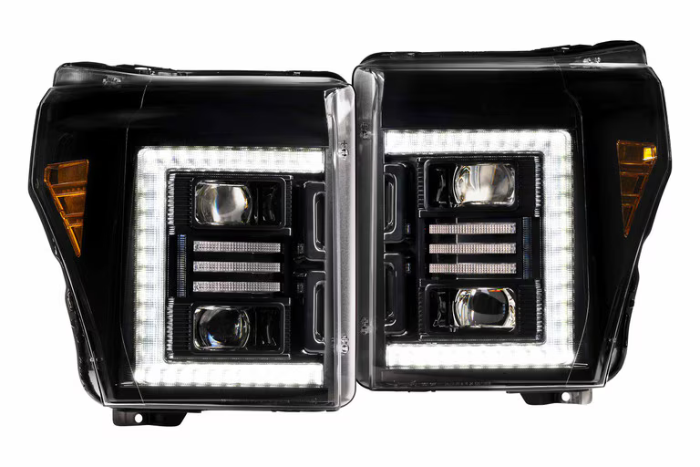 Faros LED híbridos XB: Ford Super Duty (11-16) (par/ajustable)