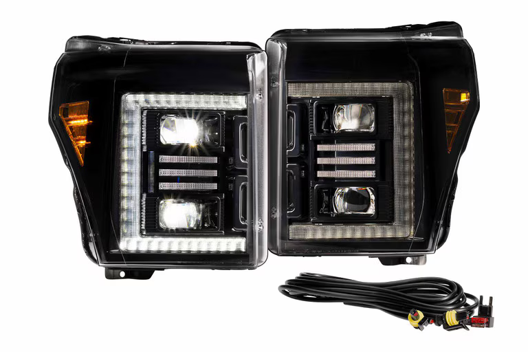 Faros LED híbridos XB: Ford Super Duty (11-16) (par/ajustable)