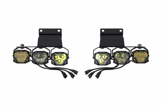 4Banger LED-Dreifach-Nebelscheinwerfer-Kit für Ford Raptor 2010–2014