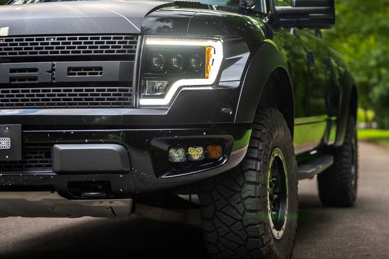 Kit de luces antiniebla triples LED 4Banger para Ford Raptor 2010-2014