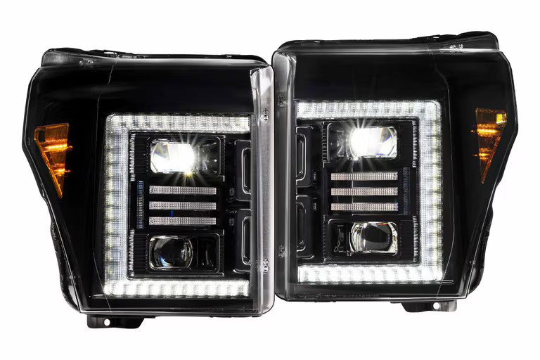 Faros LED híbridos XB: Ford Super Duty (11-16) (par/ajustable)